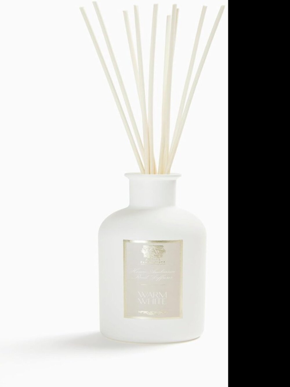 Antica Farmacista Home Ambiance Diffuser - WARM WHITE Reed Scent LARGE 17 oz.